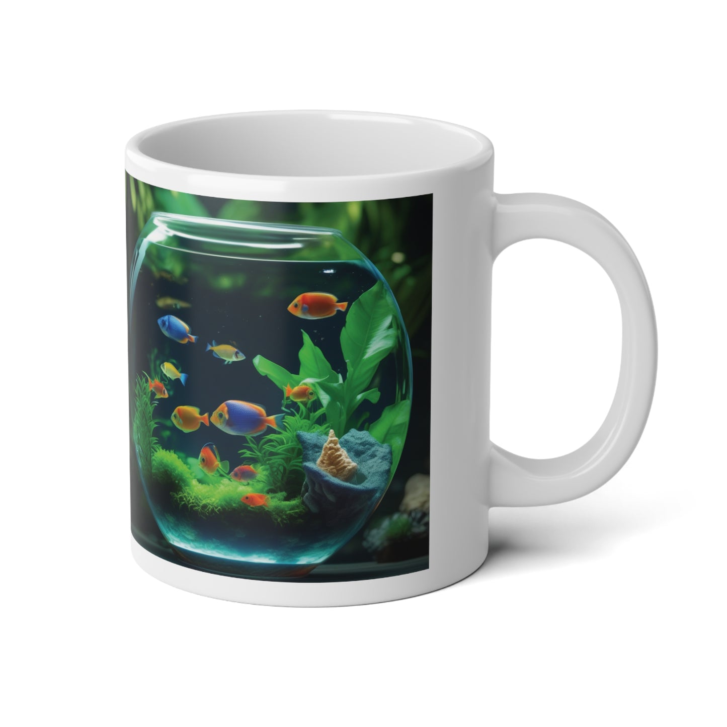 Jumbo Mug, 20oz, Tropical Fish Bowl | Tropical Coffee Cup