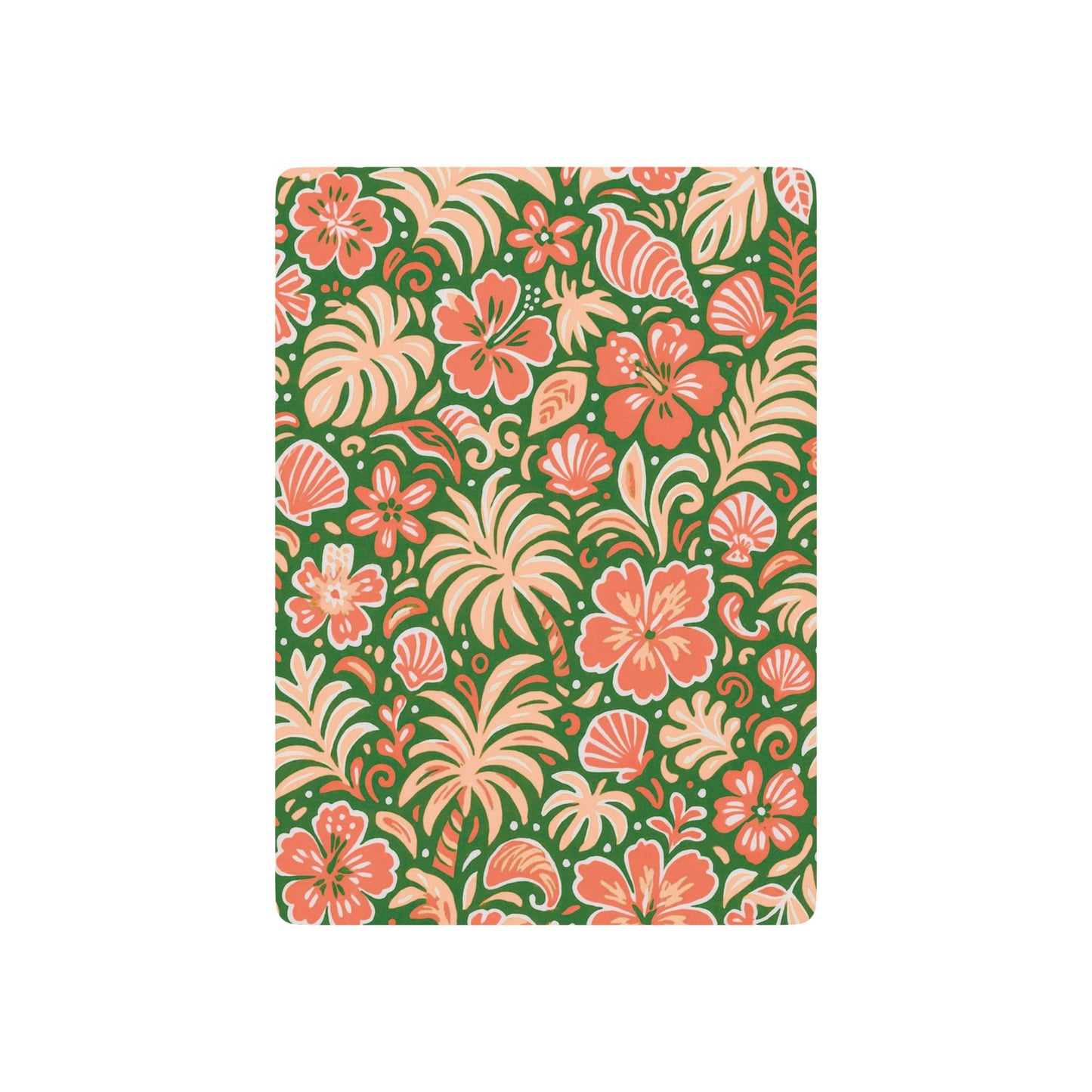 Poker Playing Cards - Beach Dreams, Green