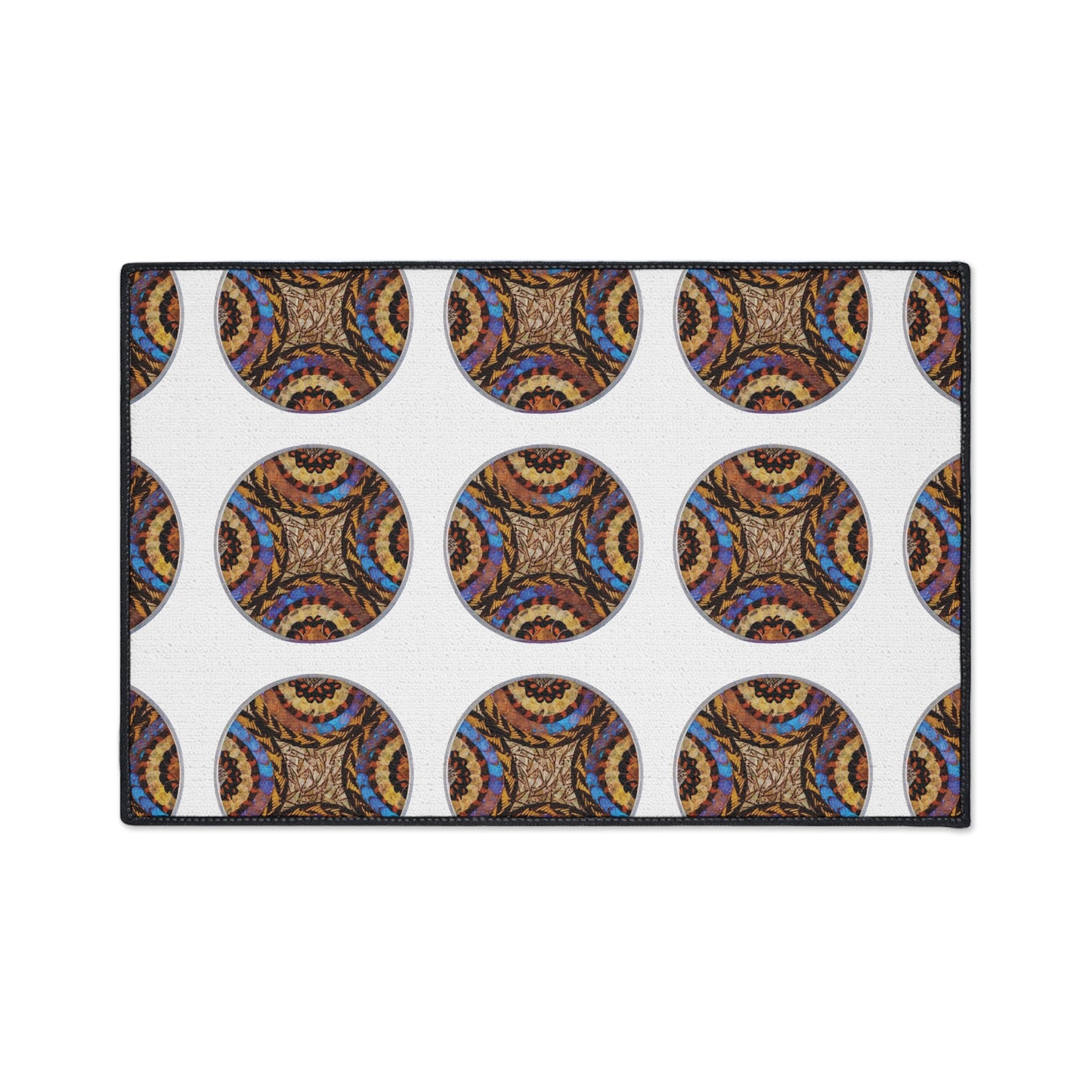 Heavy Duty Floor Mat, 5 Sizes – Tropical Area Rug for Home Décor / Real Butterfly Wing Plate #3