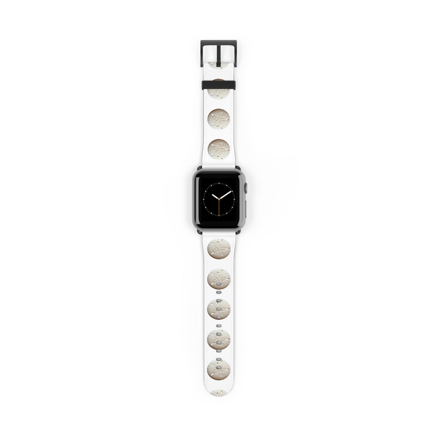 Apple Watch Band - Sand Dollar Parade, white