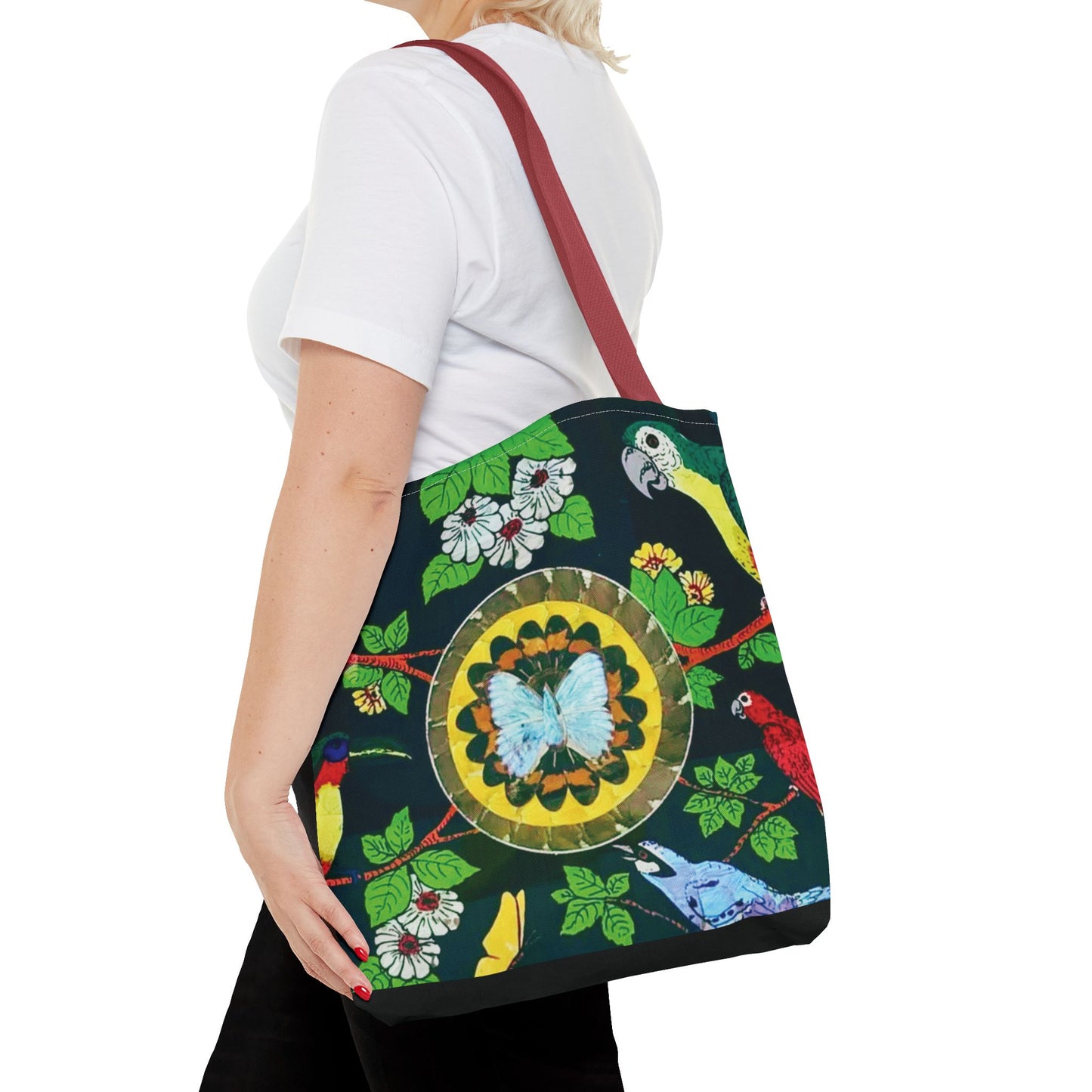 Parrots & Butterfly/Real Wings Tote Bag - 3 Sizes