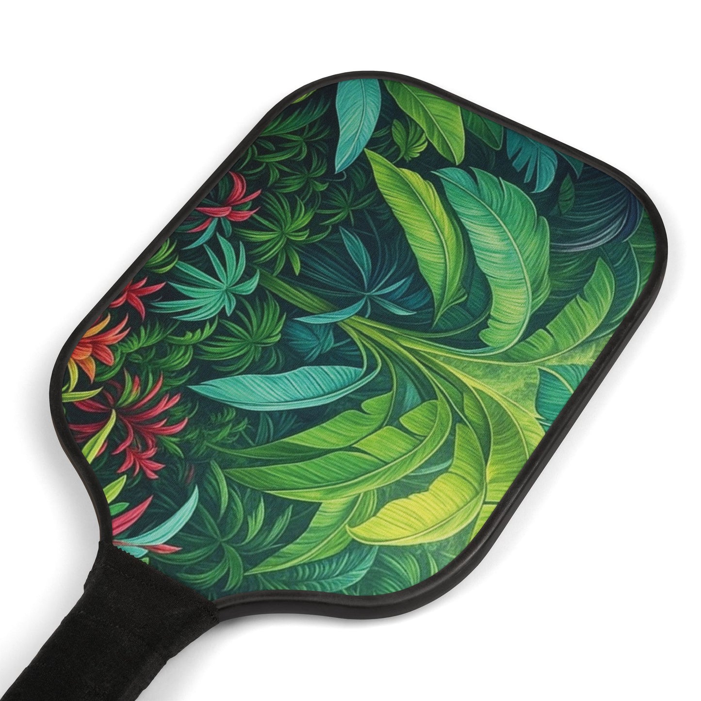 Tropical Pickleball Kit - Rainforest Vibe Paddles & Balls Set / Sleeping Spot