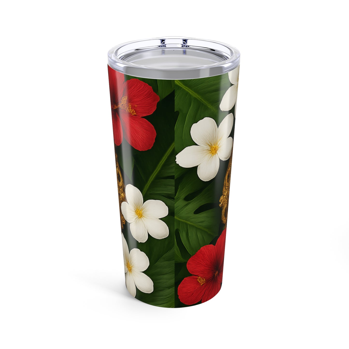 20oz Religious Glossy Tumbler, Stainless Steel / Virgin of the Lilies