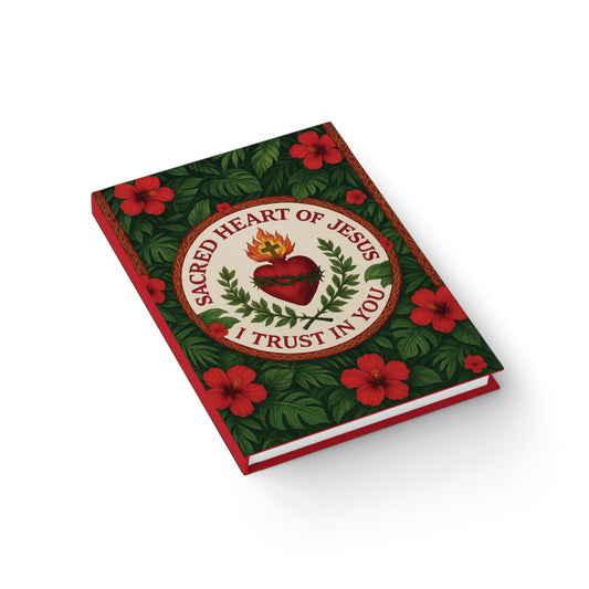 Religious Journal - 5" x 7" / Sacred Heart of Jesus Prayer