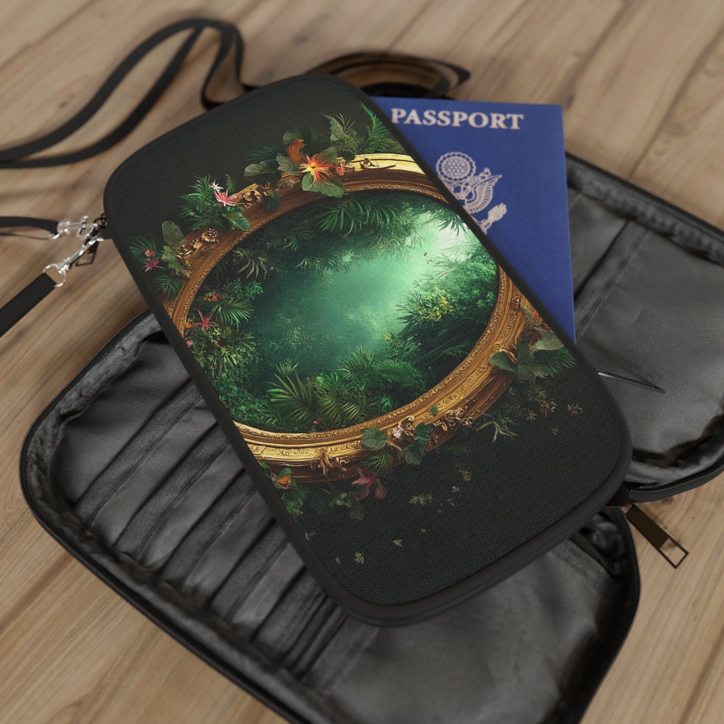 Passport Wallet – Perfect for Travelers & Adventurers / Rainforest Portal to Paradise