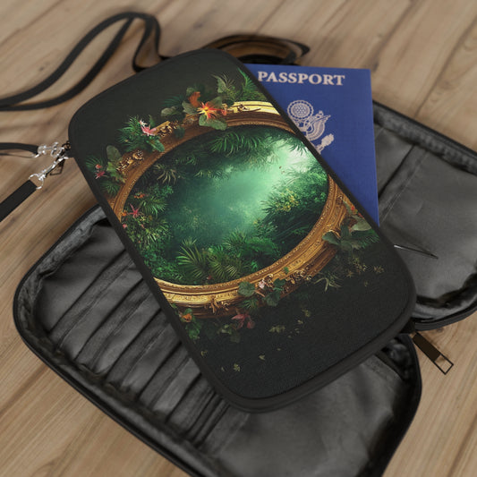 Passport Wallet – Perfect for Travelers & Adventurers / Rainforest Portal to Paradise