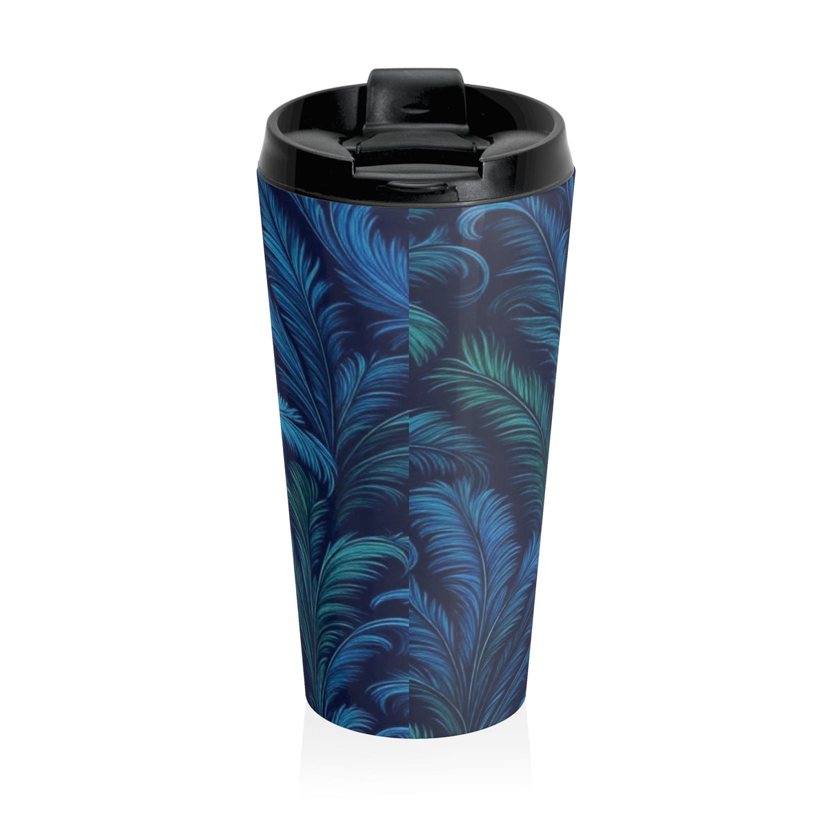 15 oz. Stainless Steel Travel Mug / Rocco Deep Ocean