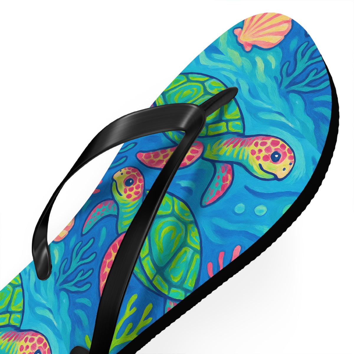Flip Flops - Turtles and Corals