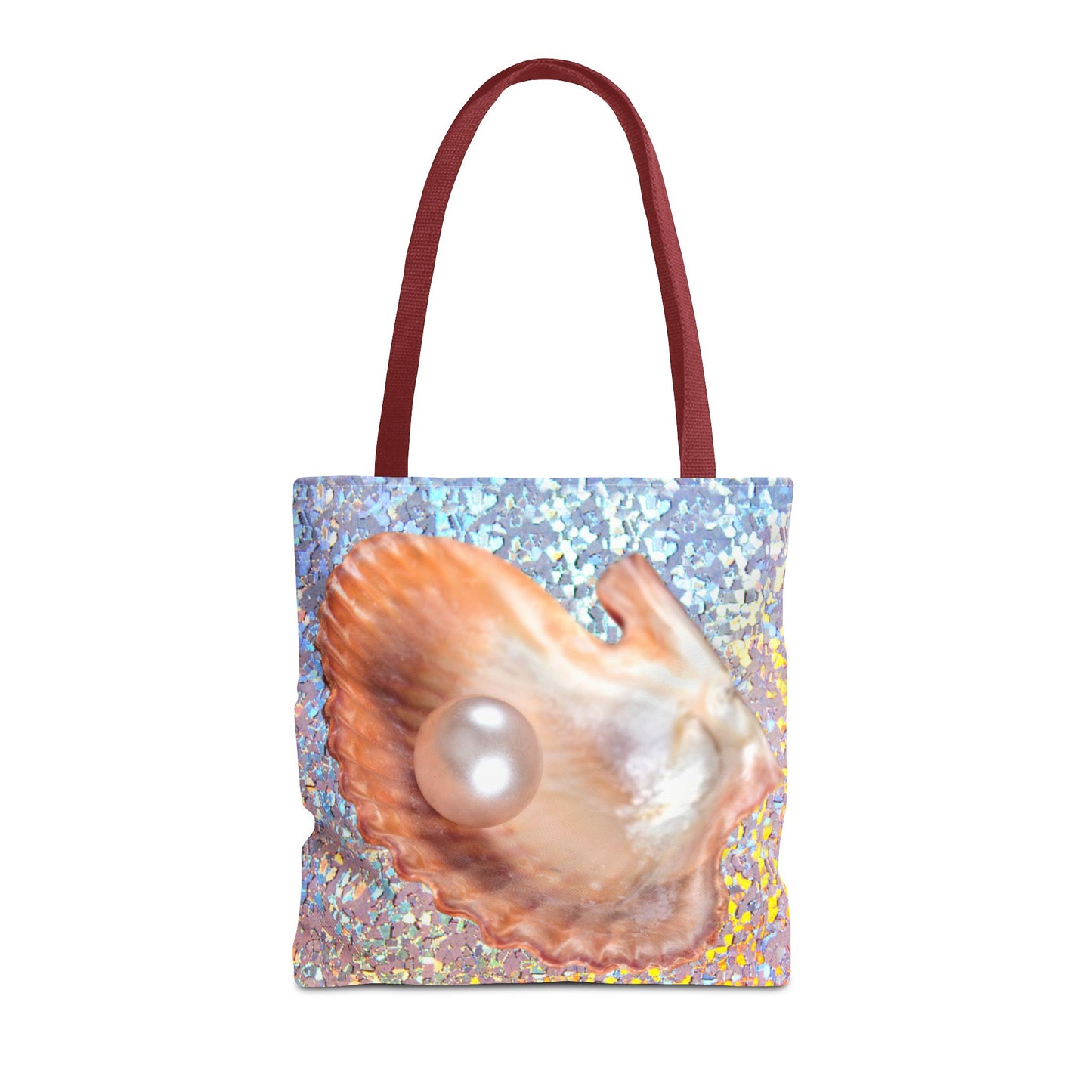 Disco Peach Pearl & Shell Tote Bag - 3 Sizes