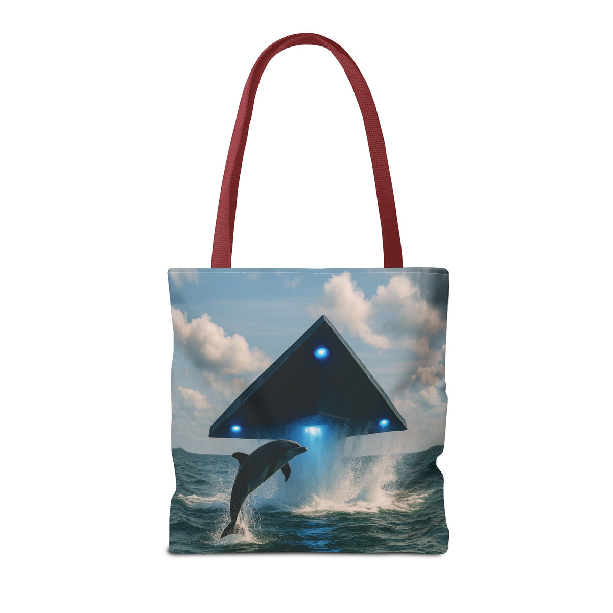 UFO and Dolphiin Tote Bag - 3 Sizes