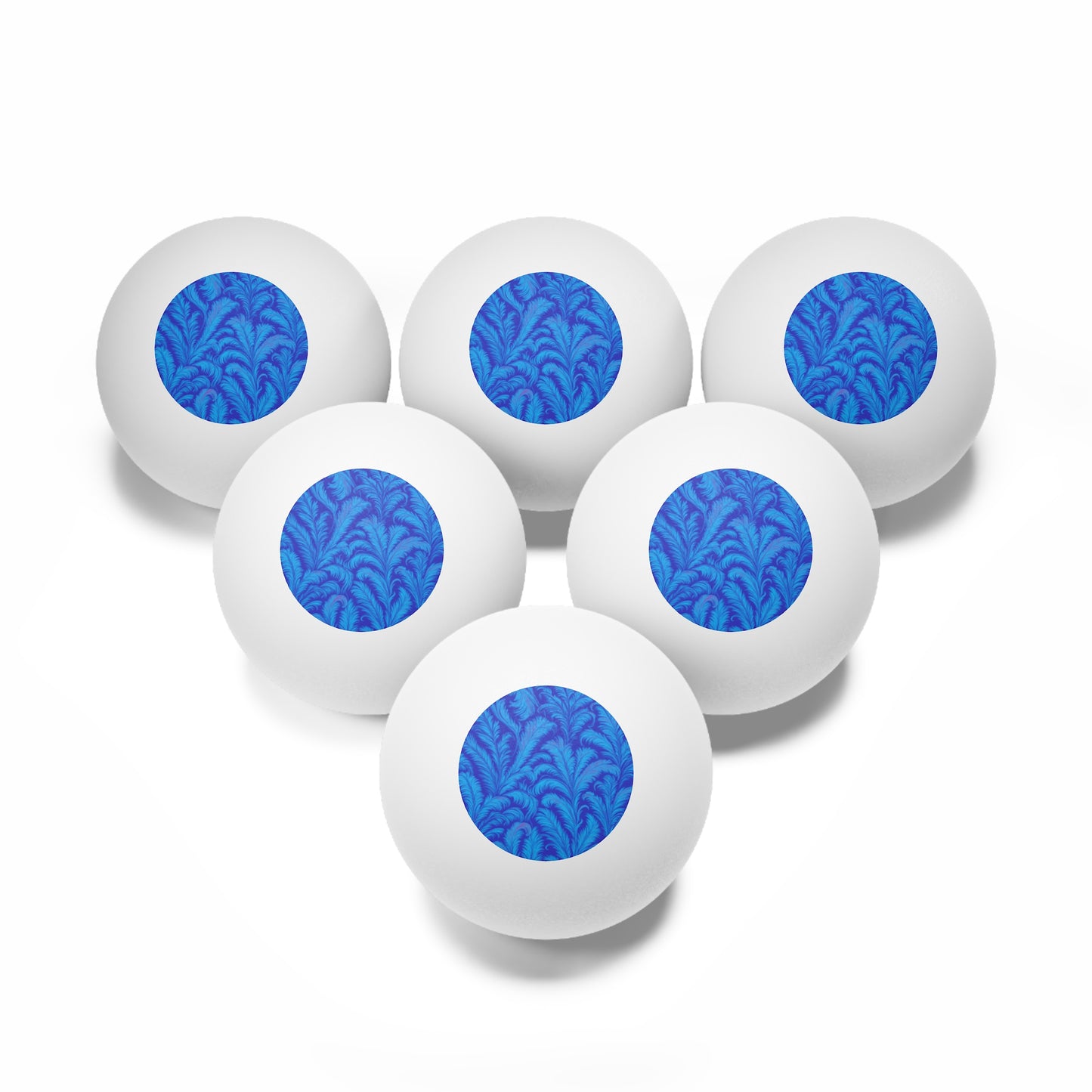 Tropical Paradise Ping Pong Balls - 6 Pack with Rocco Blues