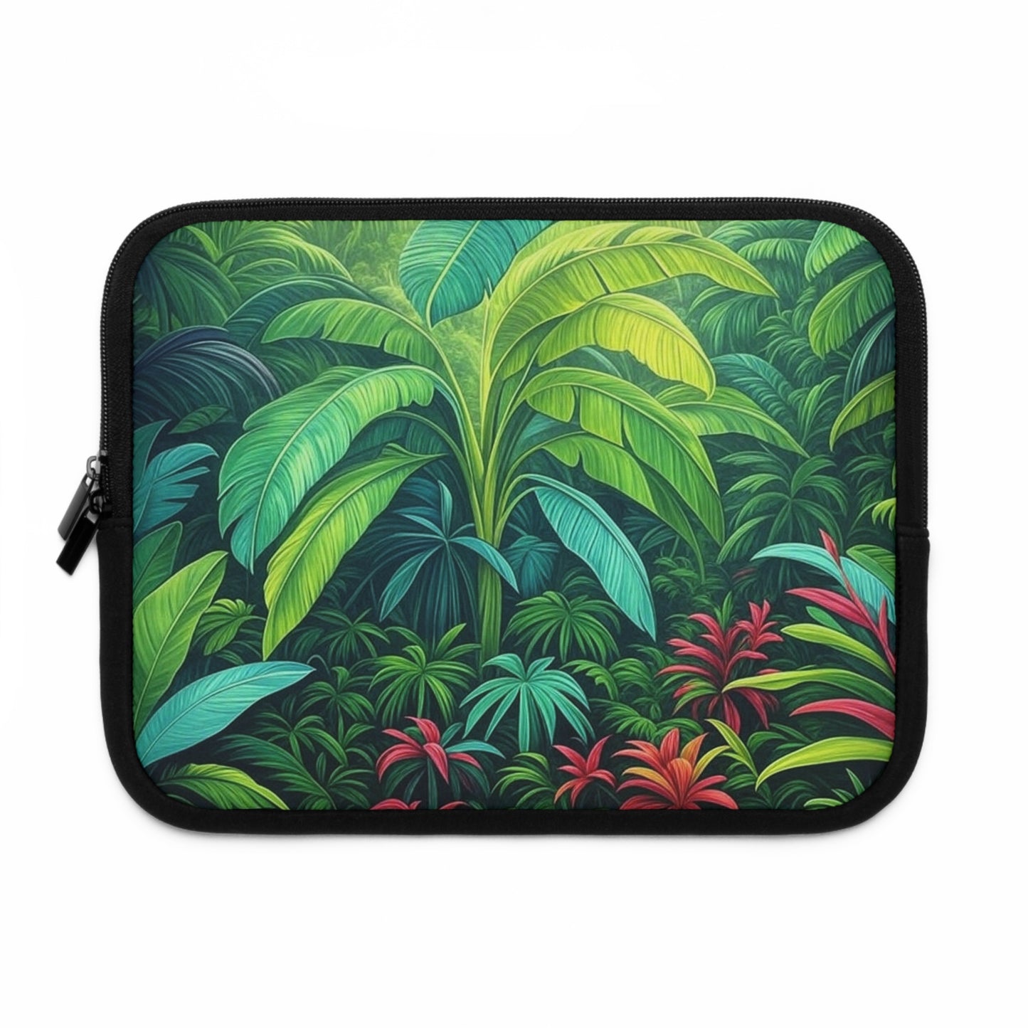 Tropical Laptop Sleeve, 5 Sizes - Perfect for Rainforest Lovers & Students / Rainforest Sleeping Spot