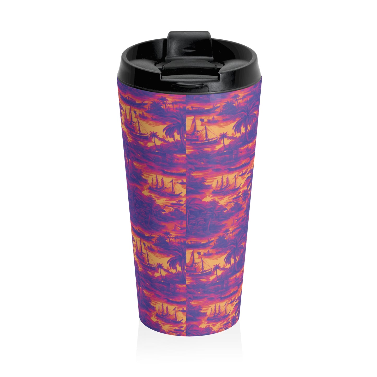 15 oz. Stainless Steel Travel Mug / Tropical Voyage Heatwave