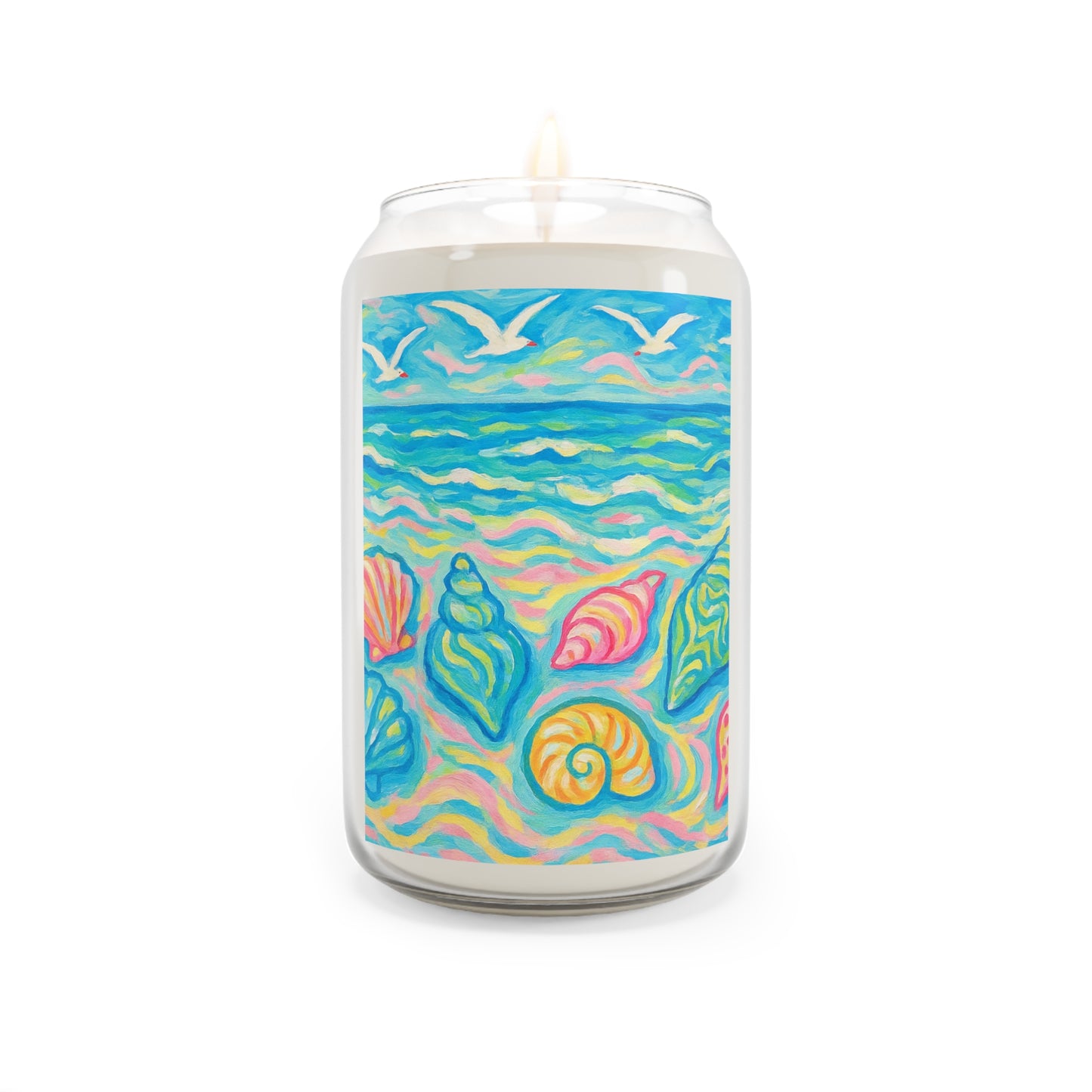 Scented Candle, 13.75oz - Glow Seashells