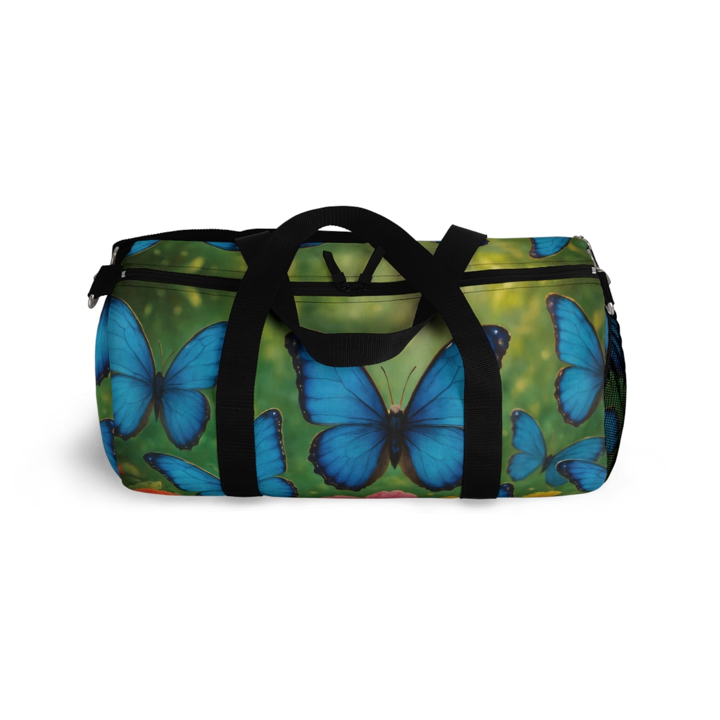 Tropical Rainforest Duffel Bag - Perfect for Travel and Gym / Morpho Butterlfy Flight