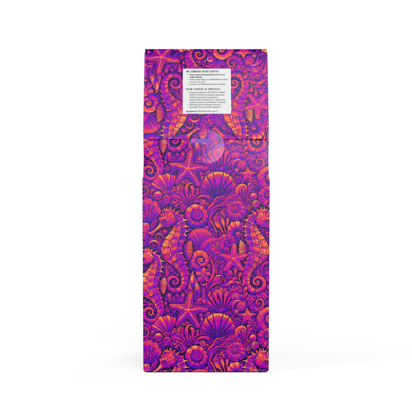 Beach Sunrise Blend™ Blend (Light Roast) Specialty Grade Craft Coffee / Seahorse Trio, Heatwave