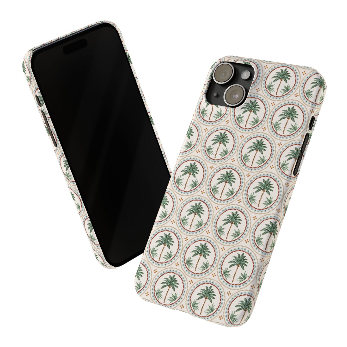 Slim Phone Cases - Mosaic Palm Tree