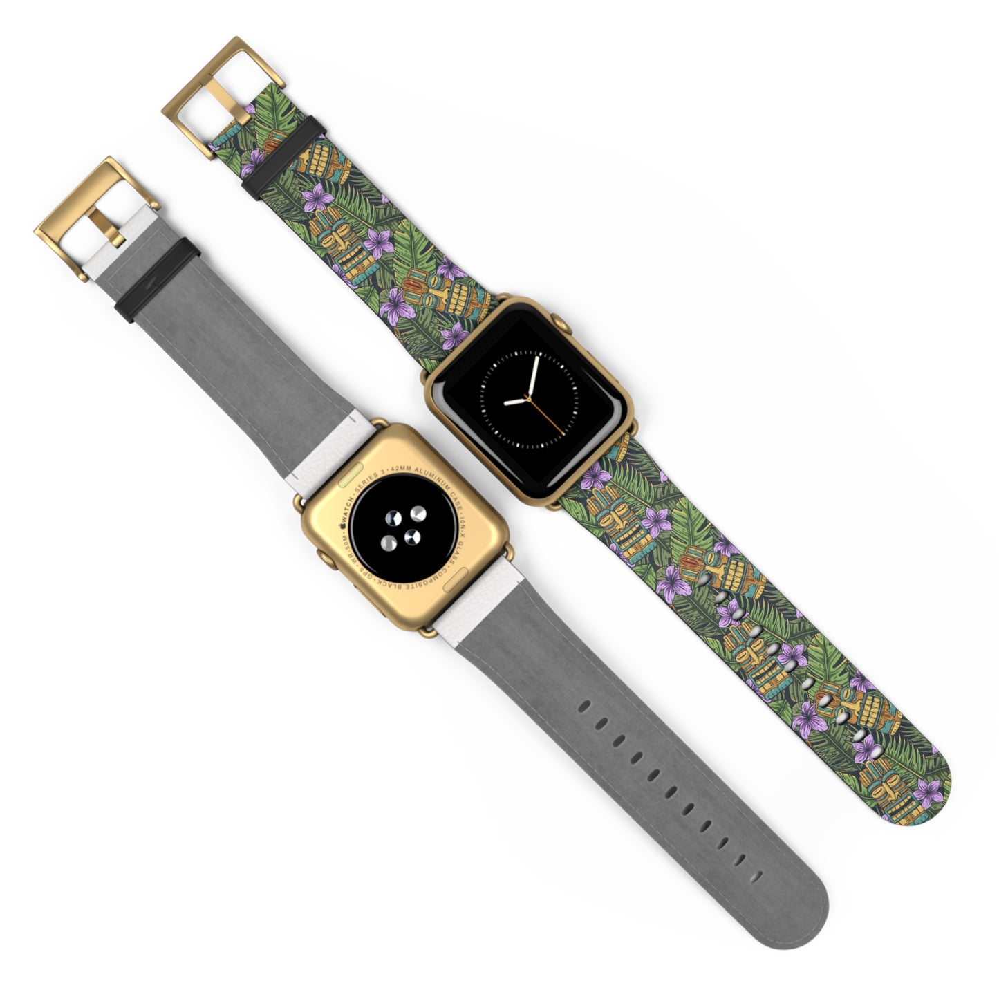 Apple Watch Band - Tiki Purple Greenery