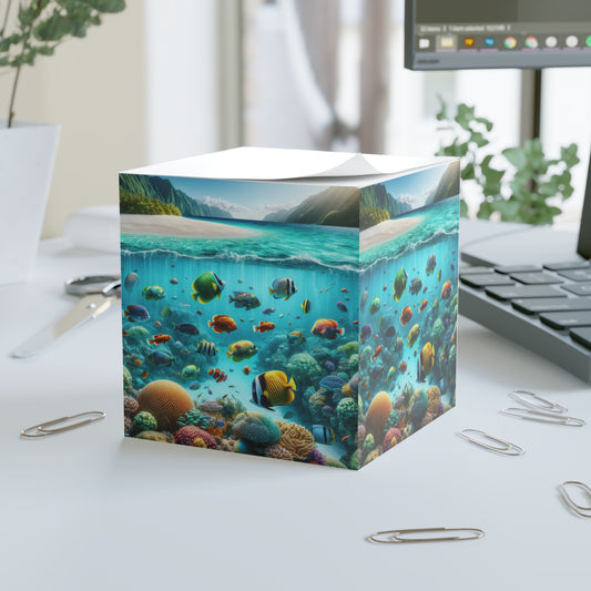 Note Cube - Troical Fish Galore