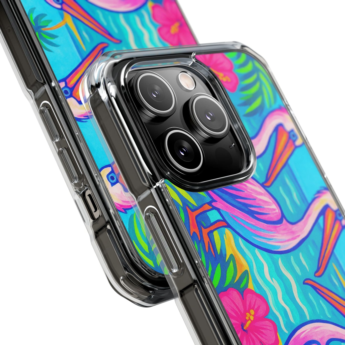 Beach Pelican Party Magnetic Clear Phone Case, Many Models