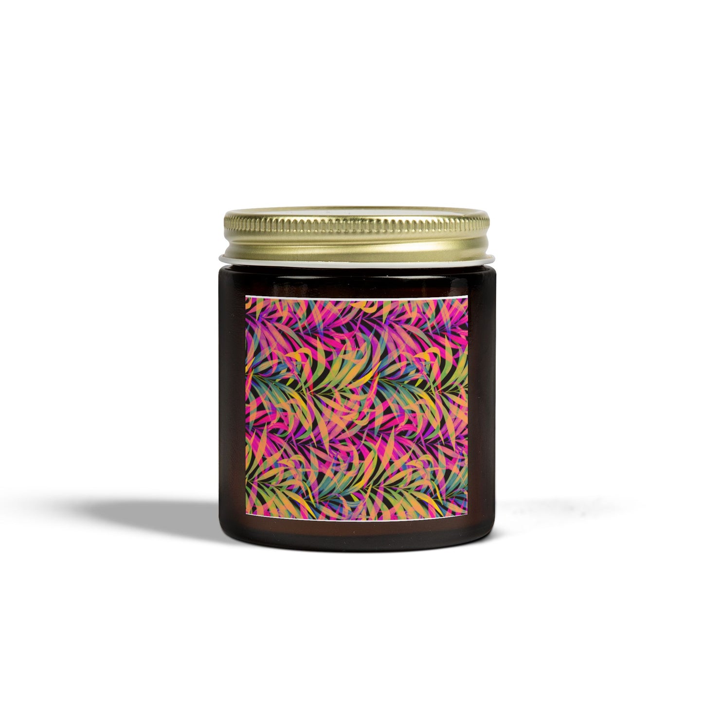 Scented Candles, Coconut Apricot Wax (4oz, 9oz) - Rainbow Fronds