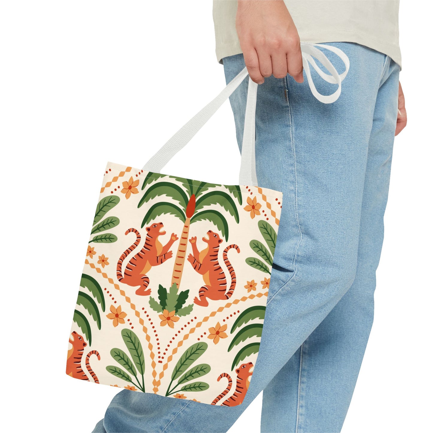 Tigers and Palms Tote Bag - 3 Sizes