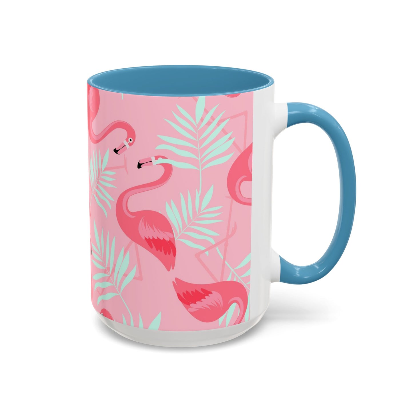 Copy of Accent Coffee Mug (11, 15oz), Hawaiian Flowers / Various Colors