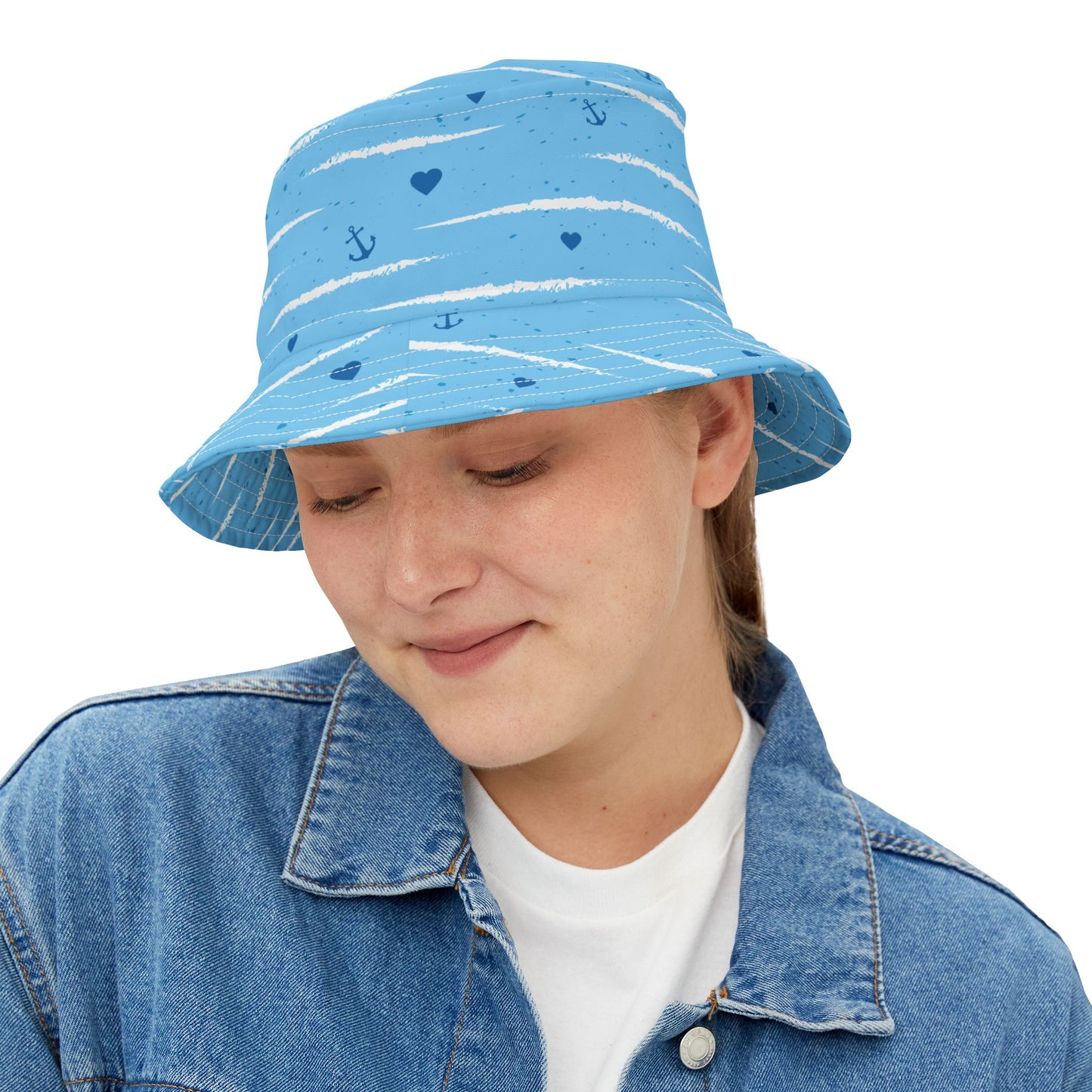 Tropical Polyester Bucket Hat, 2 Sizes - Sailing
