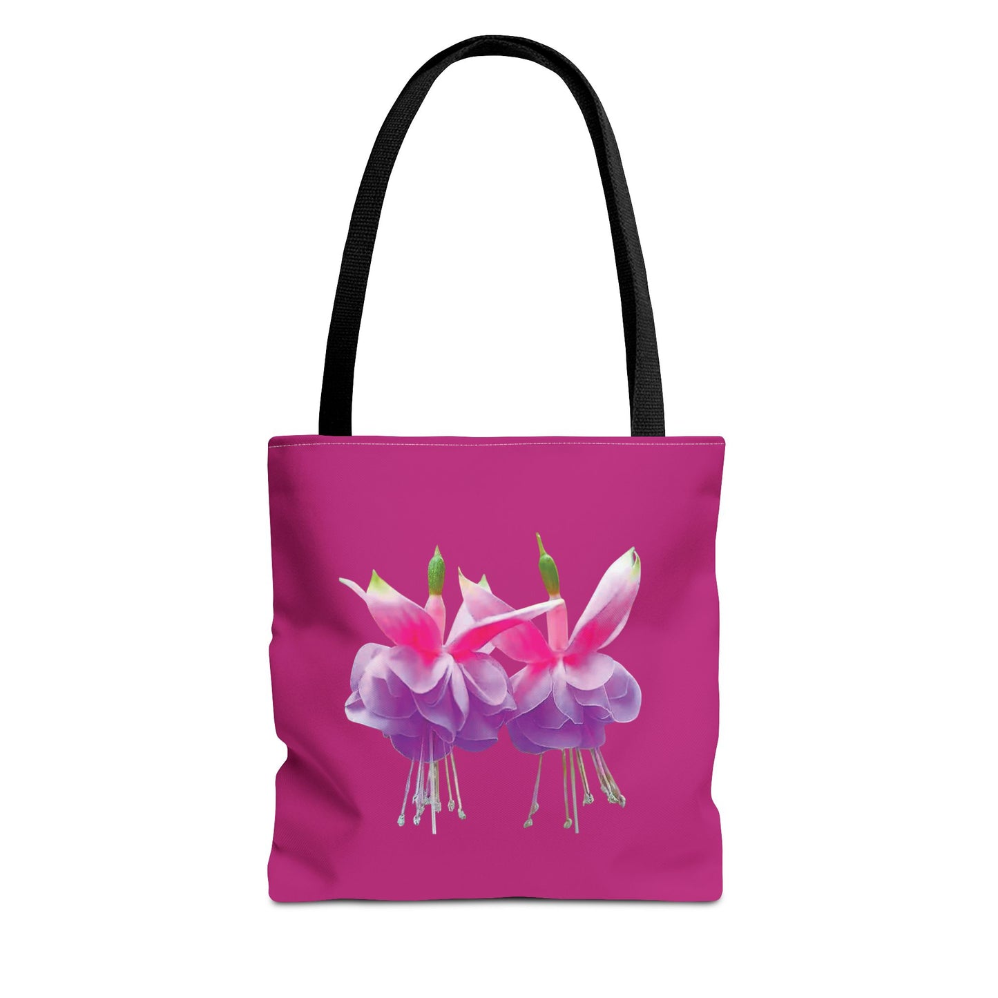 Tropical Real Two Fuchsias/Pink Tote Bag - 3 Sizes