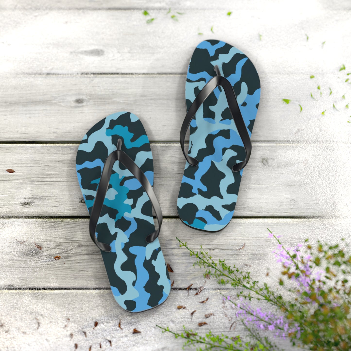 Flip Flops - Coral Threads/Blue