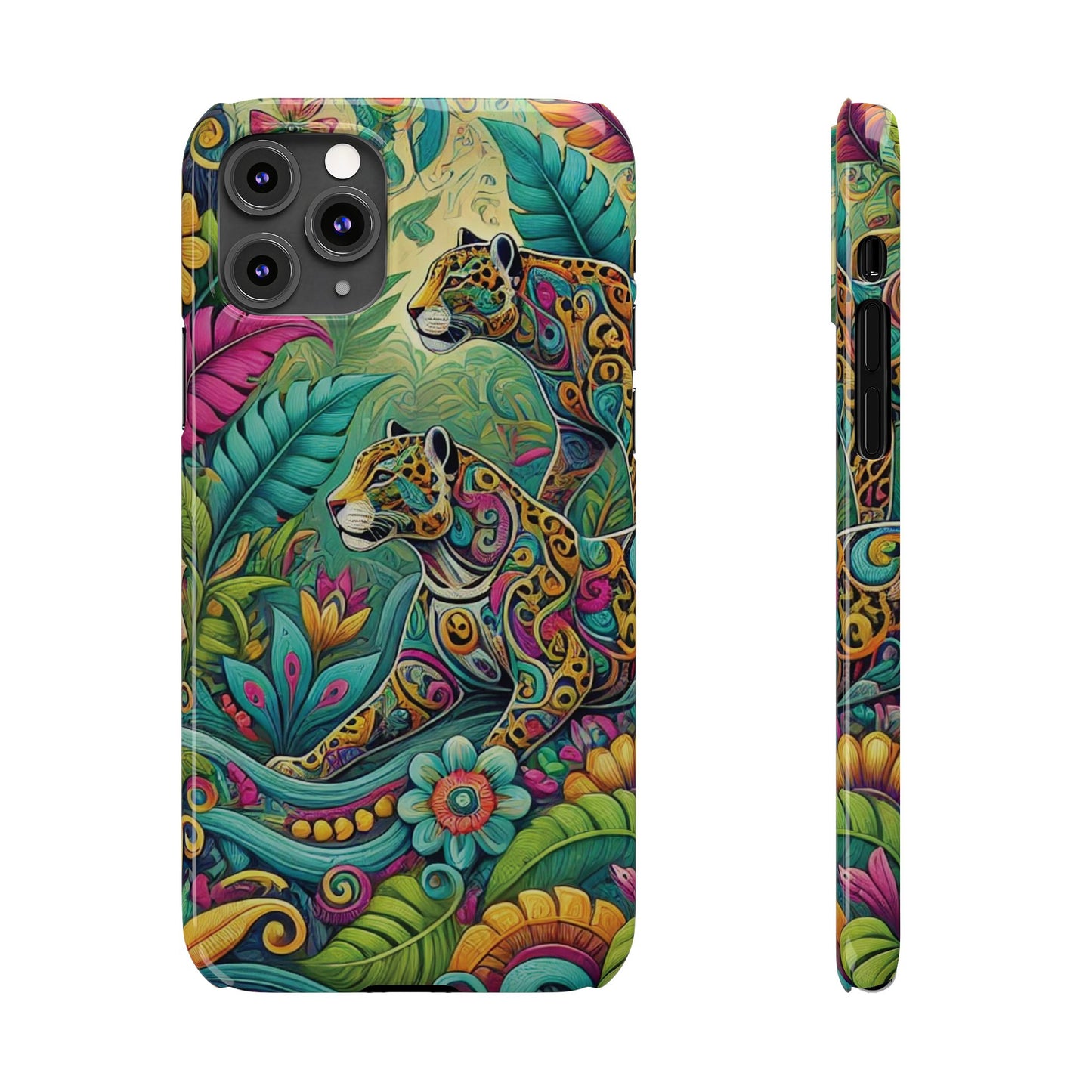 Slim Phone Cases - Jaguar Pop