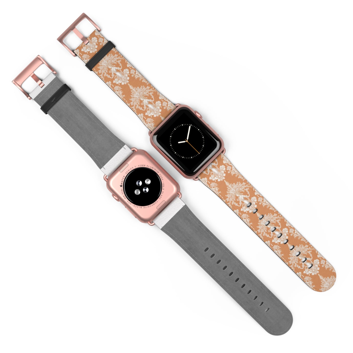 Apple Watch Band - Pearl Lady Toile, melon