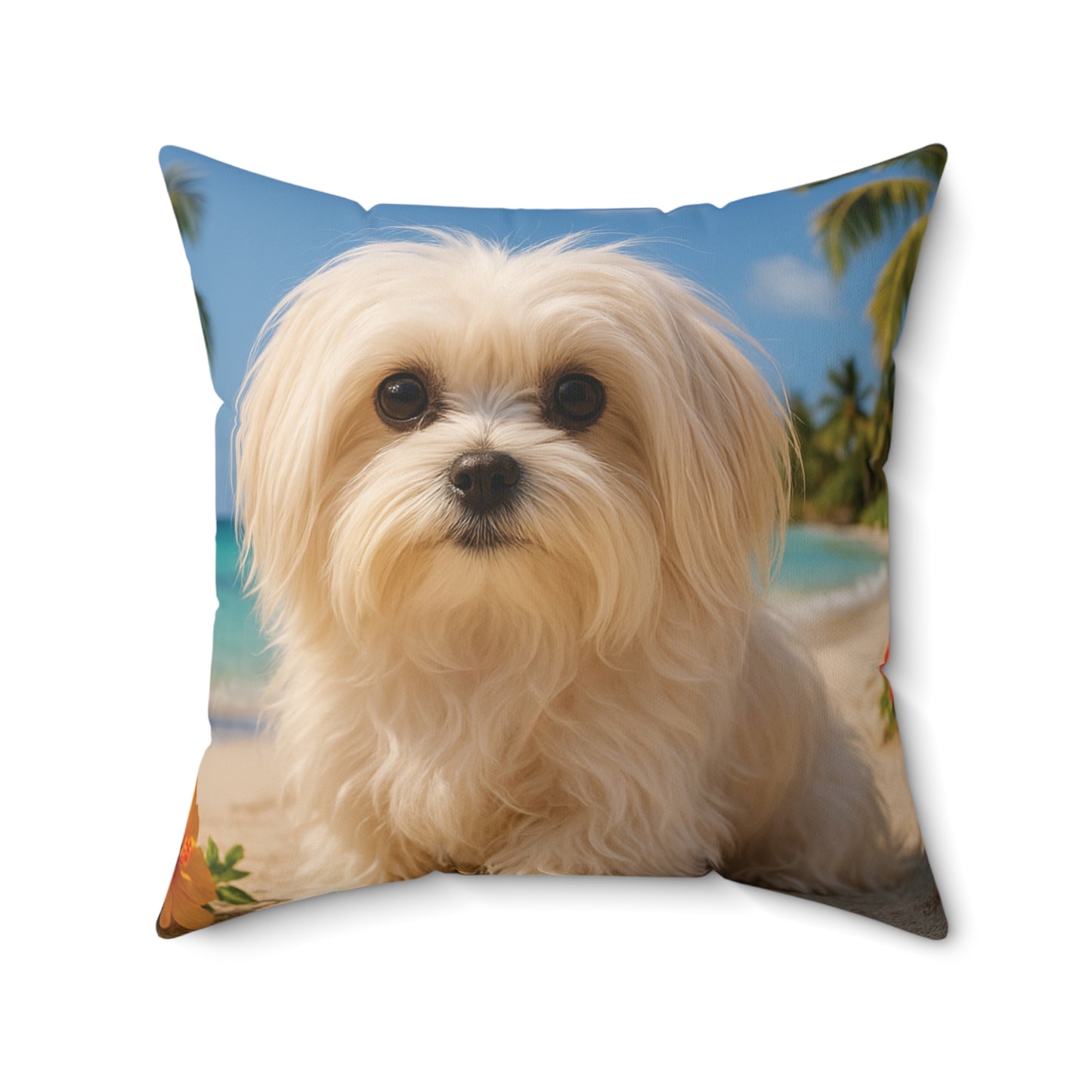 Decorative Pillow - Accent Cushion, 4 Sizes / Puppy Ariel
