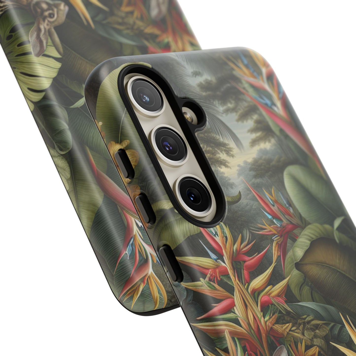 Rainforest Rabbit Outing Phone Case - Tough Cases with Summer Vibe