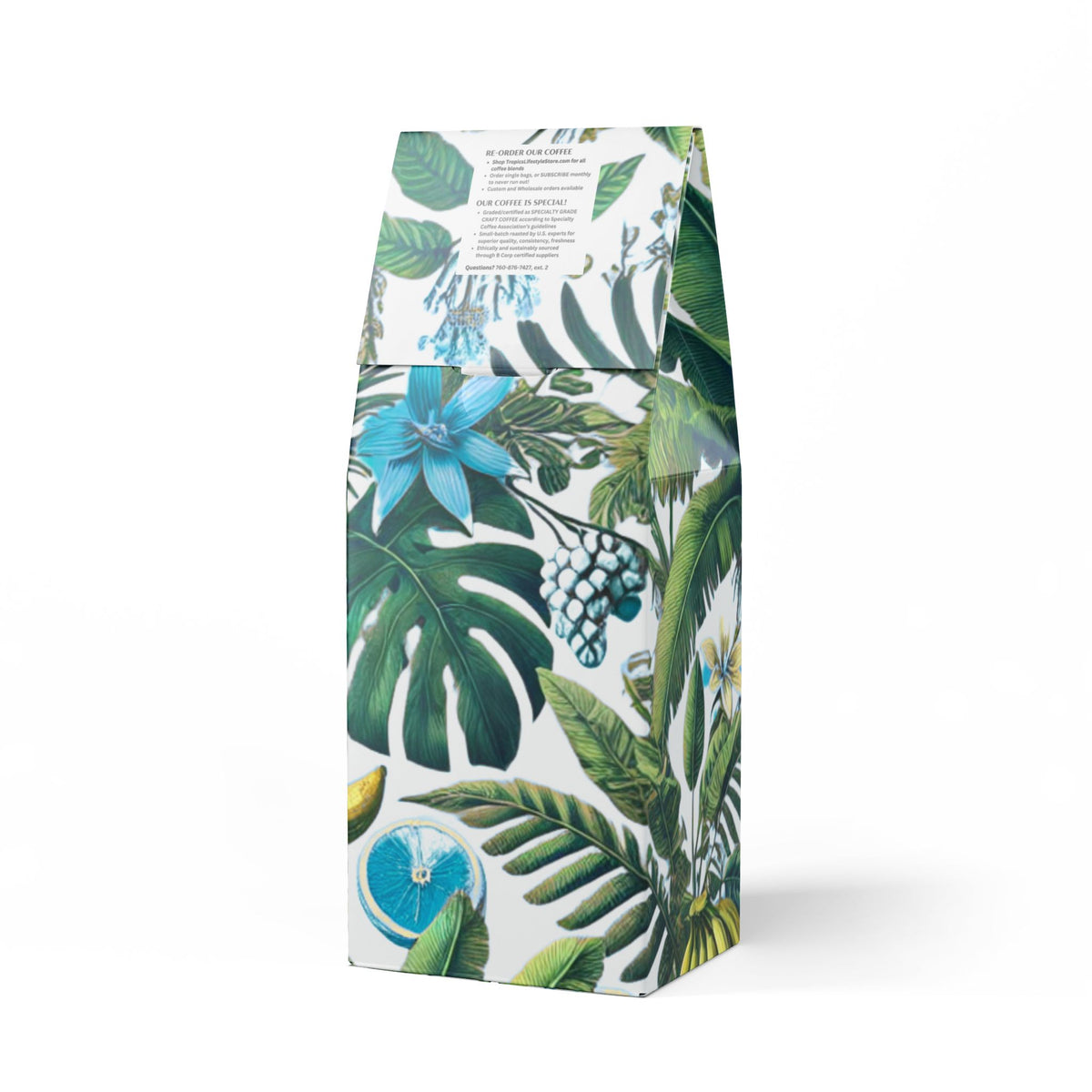 Midnight Surf Blend™ (Medium-Dark Roast) Specialty Grade Craft Coffee / More Tropical Fruit, White