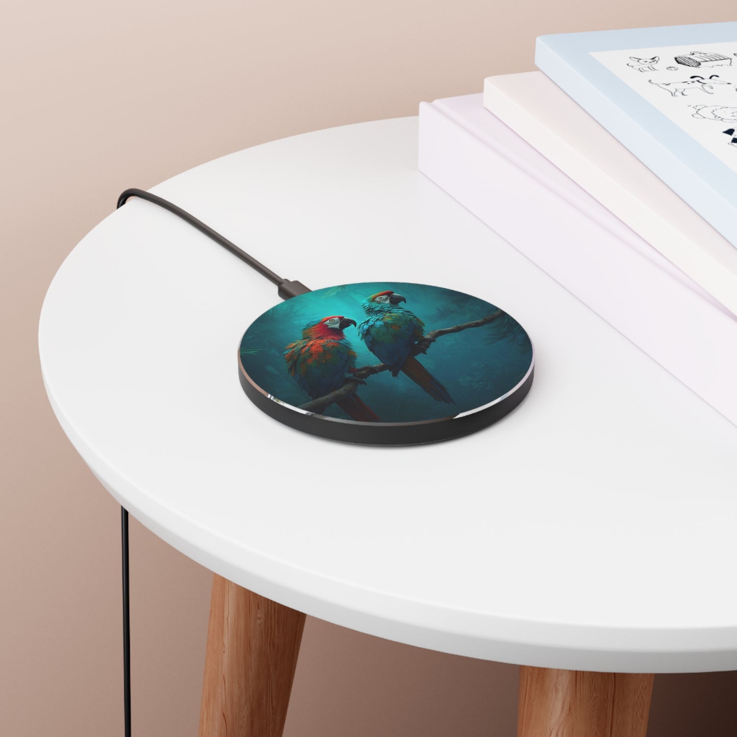 Wireless Charger - Two Parrots