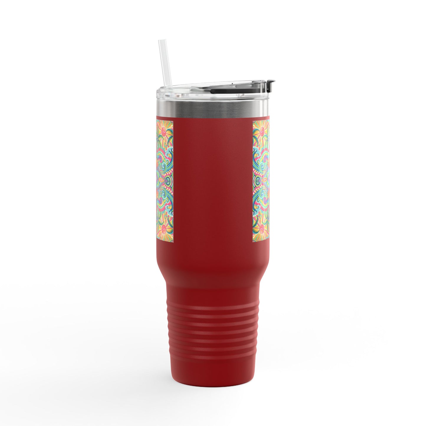 Kaleido Bay Insulated Travel Mug - 40oz - Perfect for Outdoor Adventures
