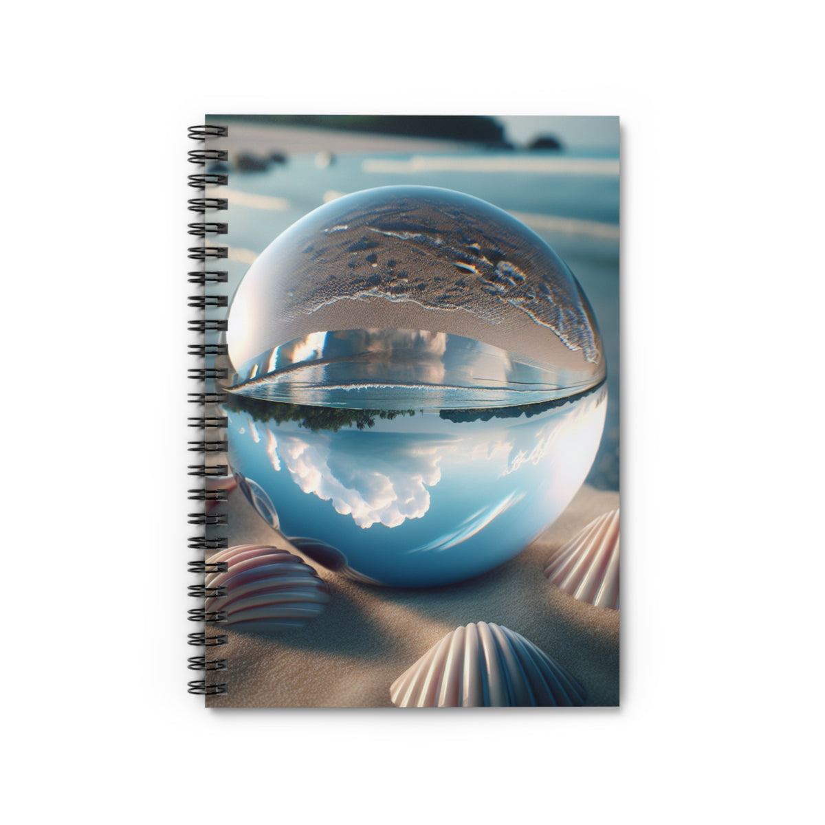 Spiral Notebook - Beach Illusion Ball