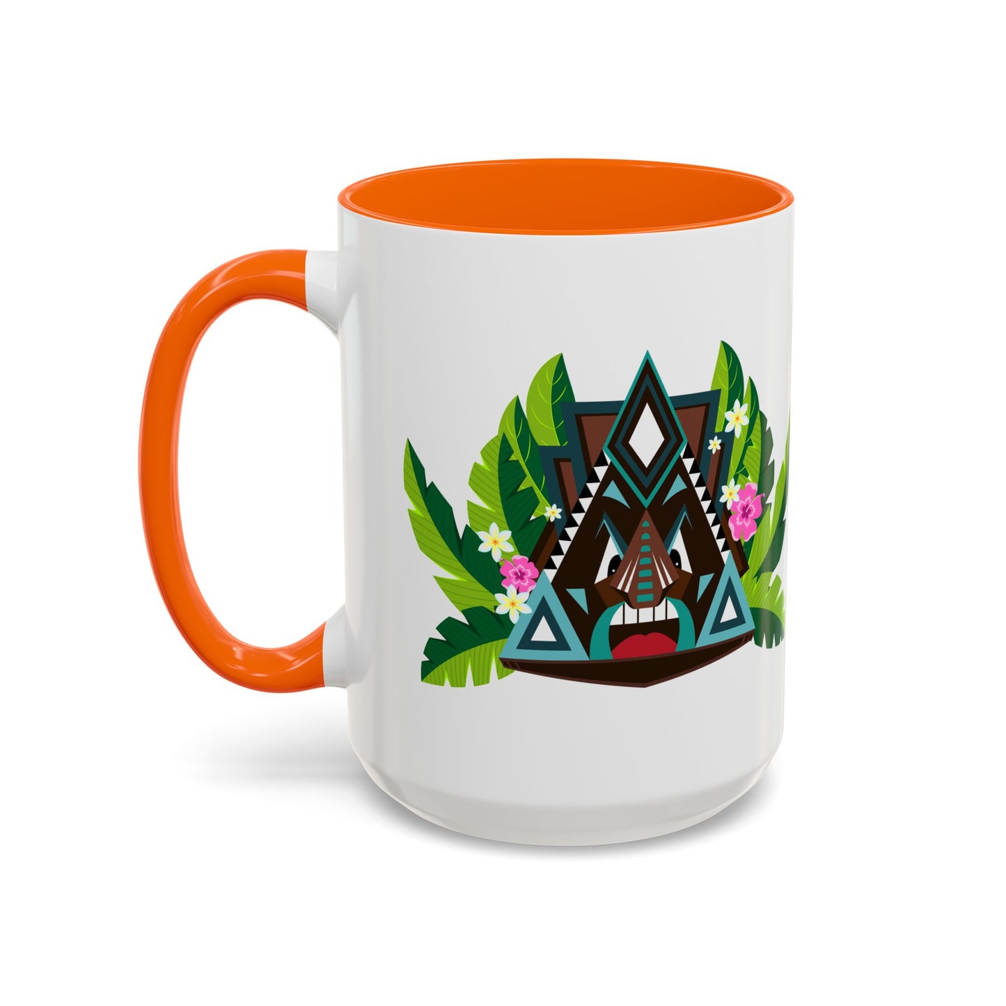 Accent Coffee Mug (11, 15oz), 8 Colors - Tiki Boss Kai