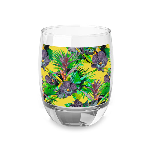 Whiskey Glass, Plant Palooza, yellow