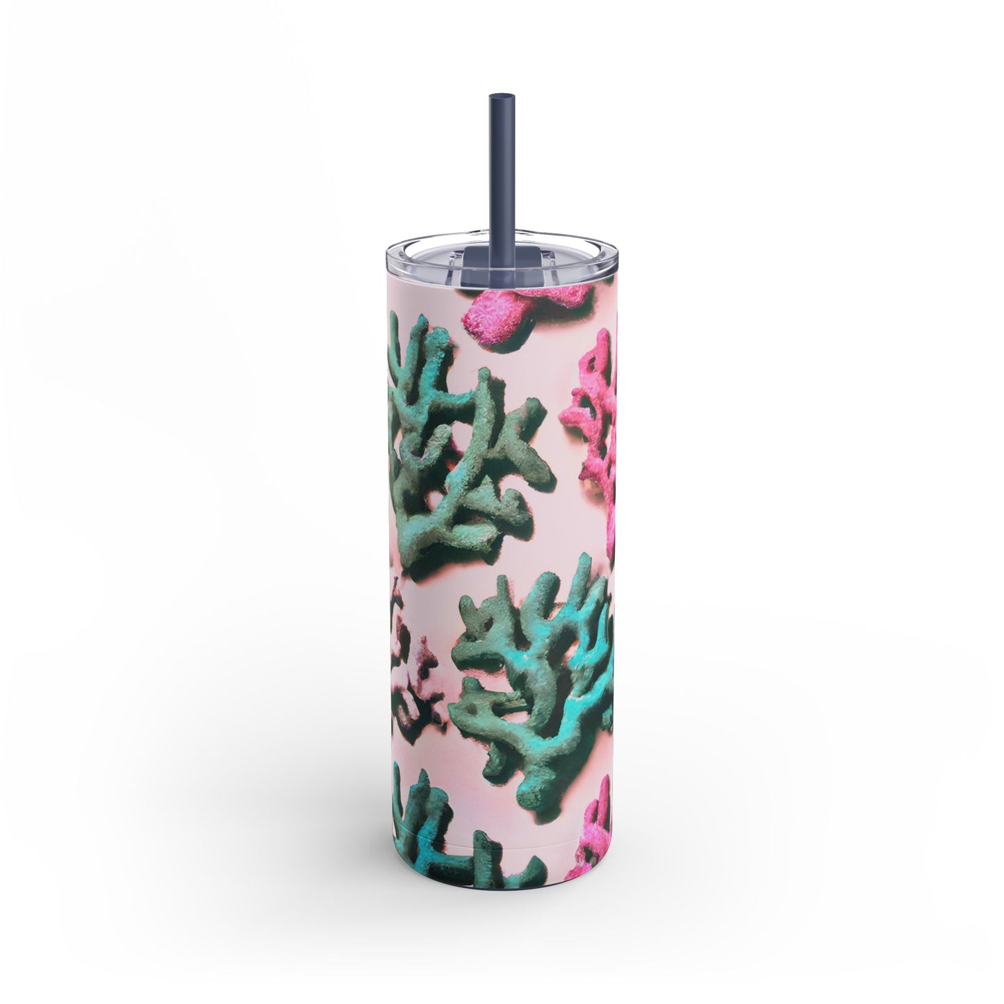 20oz Matte Tumbler, 7 Colors - Stylish Travel Cup - Corals Pink