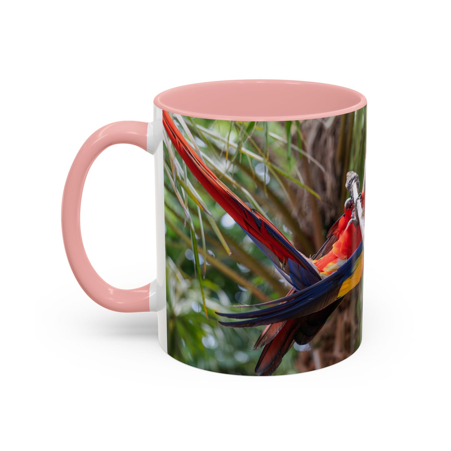 Parrot Accent Coffee Mug (11, 15oz), 8 Colors - Perch Up!