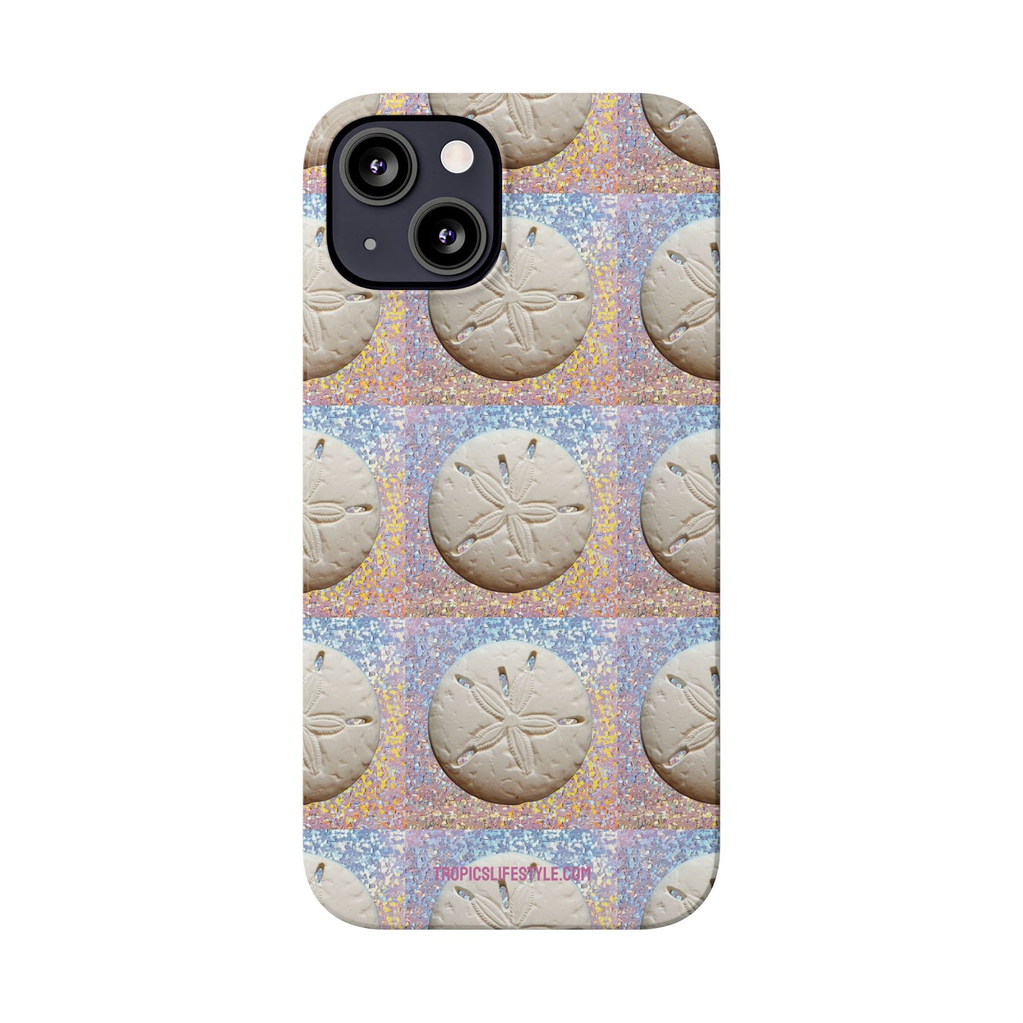 Slim Phone Cases - Disco Sand Dollar