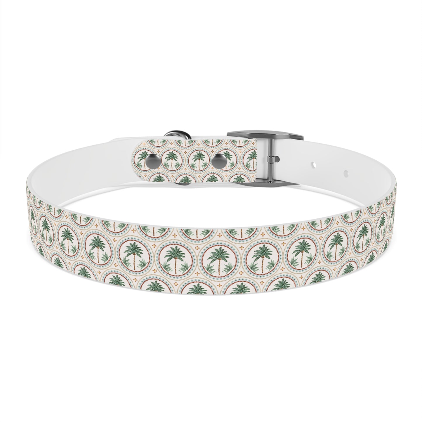 Dog Collar - Mosaic Palm Tree