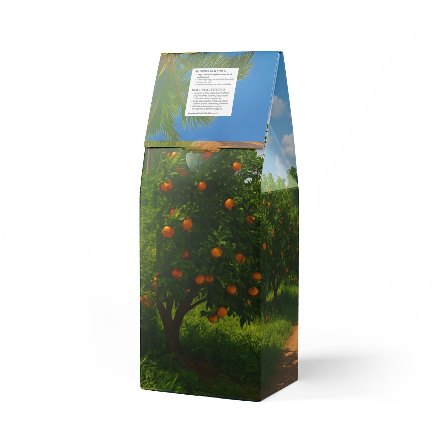 Black Coral Blend™ (Dark French Roast) Specialty Grade Craft Coffee / Beach Citrus Grove