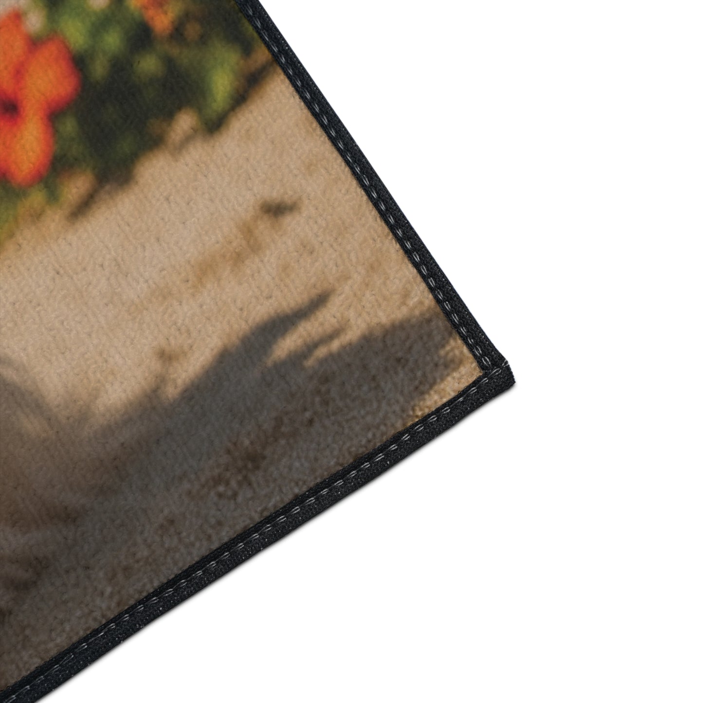 Heavy Duty Floor Mat, 5 Sizes – Tropical Area Rug for Home Décor / Puppy Ariel