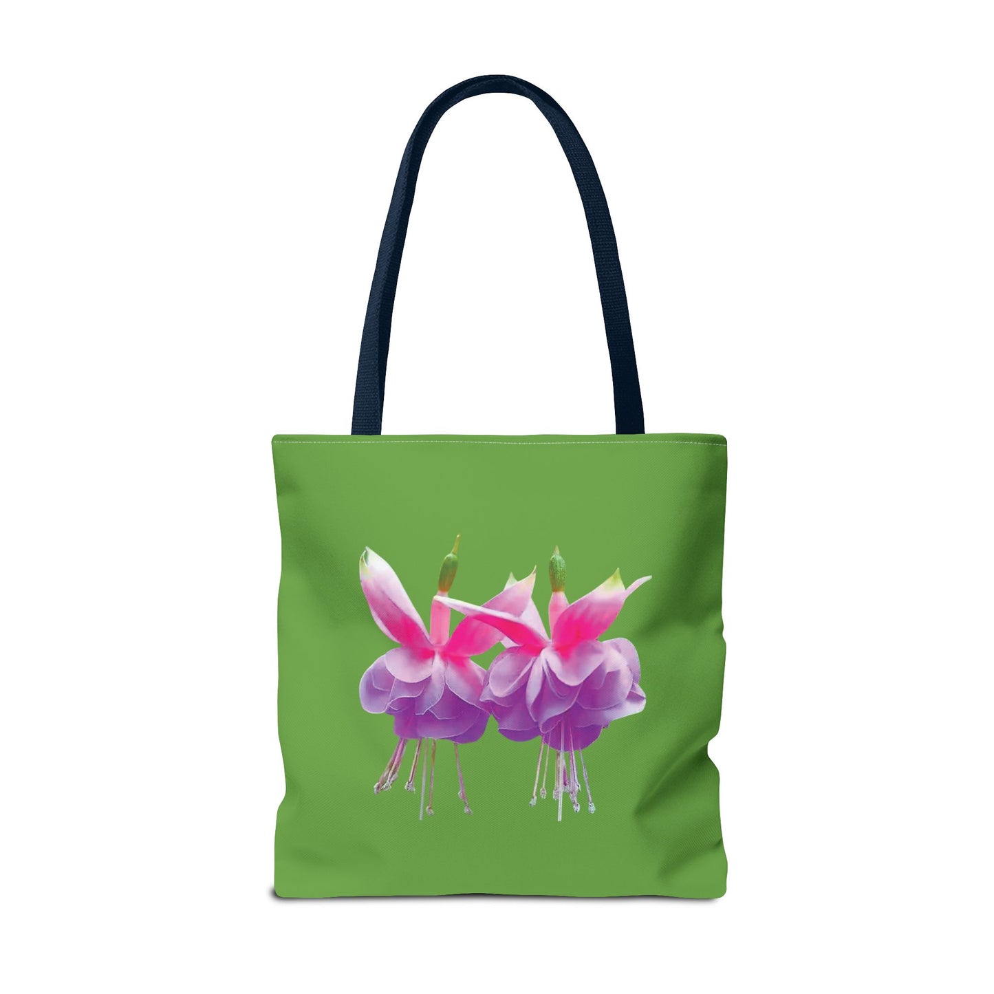 Tropical Real Two Fuchsias/Green Tote Bag - 3 Sizes