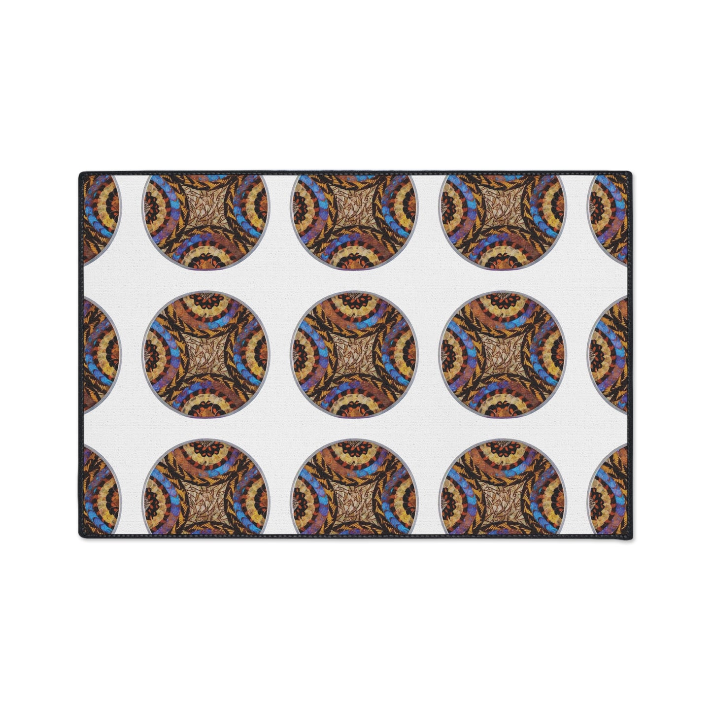 Heavy Duty Floor Mat, 5 Sizes – Tropical Area Rug for Home Décor / Real Butterfly Wing Plate #3