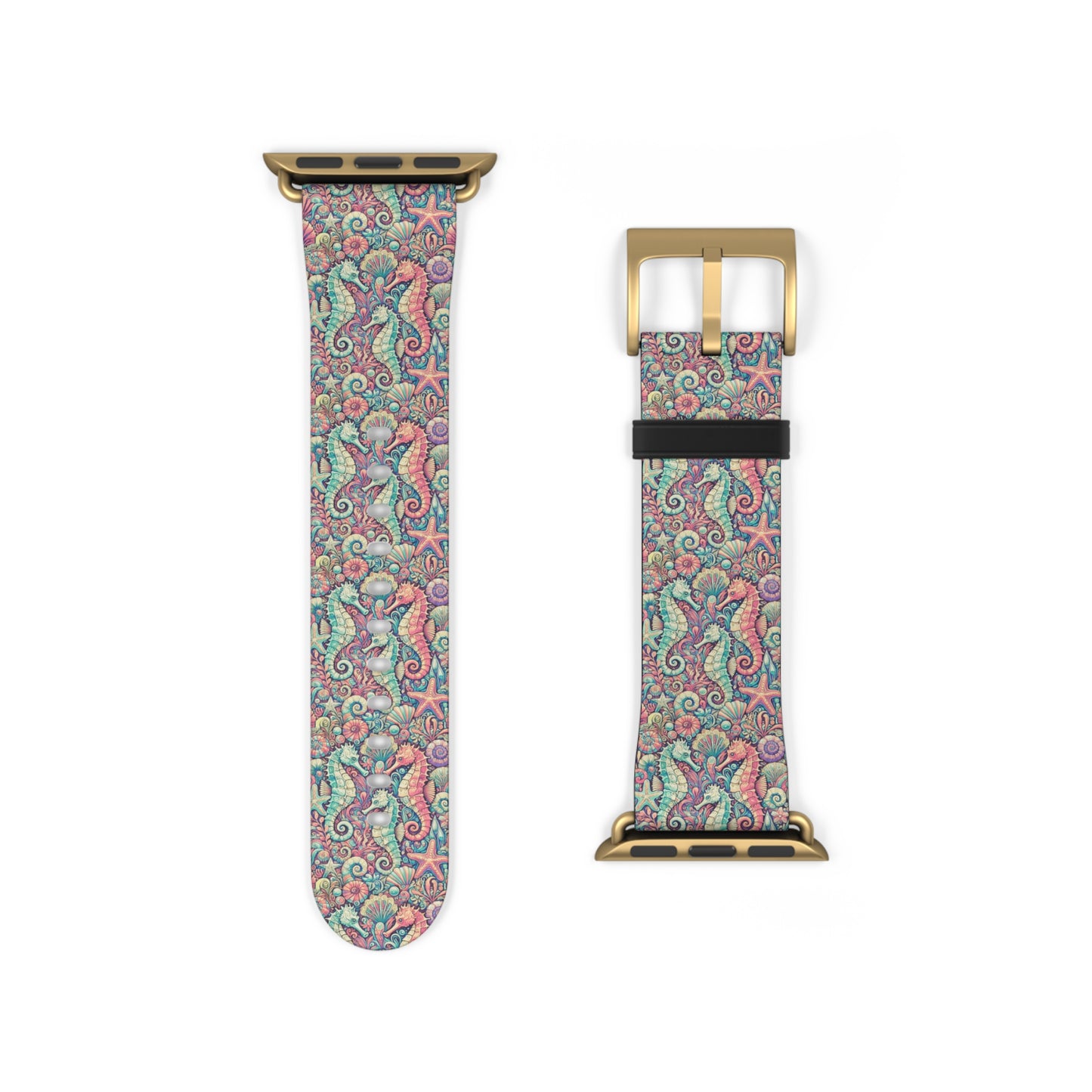Apple Watch Band - Tropical Seahorse Trio, Retro