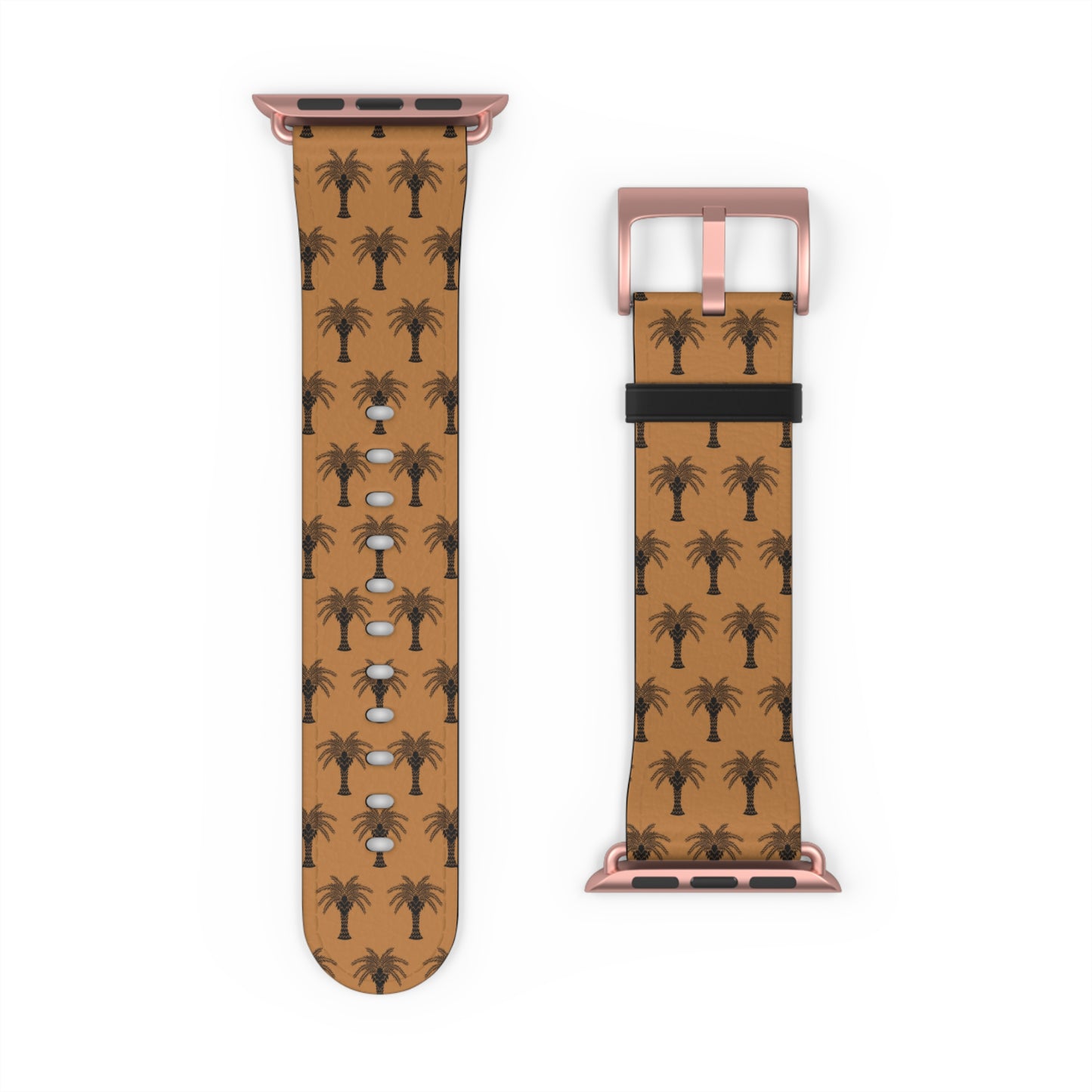 Apple Watch Band - Art Deco Palm, Repeat Lt. Brown